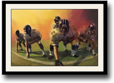 

American Football Fine Art Print(10 inch X 14 inch, Framed)