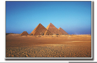 

Posterhouzz Pyramids of Egypt Fine Art Print(12 inch X 18 inch, Rolled)
