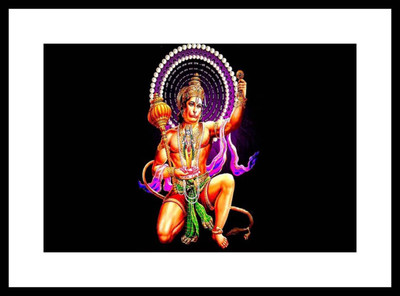 MyimageLord Balaji Hanuman Beautiful Digital Printing Framed Poster (13.0 inch x 19.0 inch) Paper Print(13 inch X 19 inch, 1 Framed Poster)