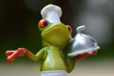 

Oshi - Frog Chef Paper Print(12 inch X 18 inch, Stretched)
