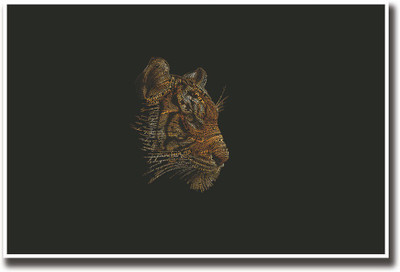 

Lion typography Fine Art Print(12 inch X 18 inch, Rolled)
