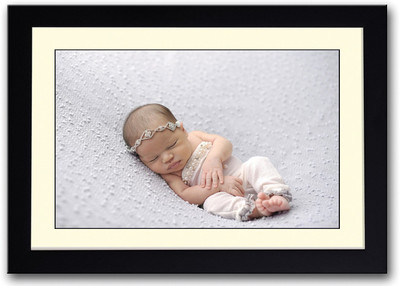 

Baby Sleeping In A Cute Dress Fine Art Print(14 inch X 20 inch, Framed)