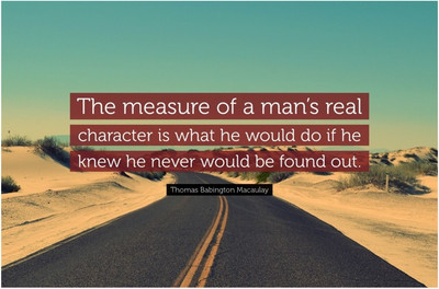 

Integrity Quote Poster Paper Print(12 inch X 18 inch, Rolled)