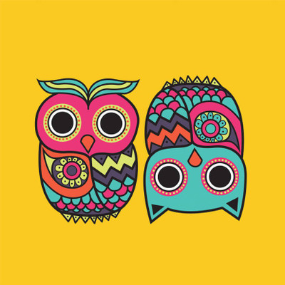 

Owl Yellow Fine Art Print(24 inch X 24 inch, Rolled)