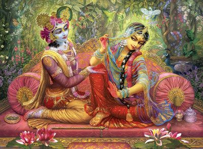 

Tallenge - Lord Radha and Krishna - A3 Size Rolled Poster Paper Print(16.5 inch X 11.7 inch, Rolled)