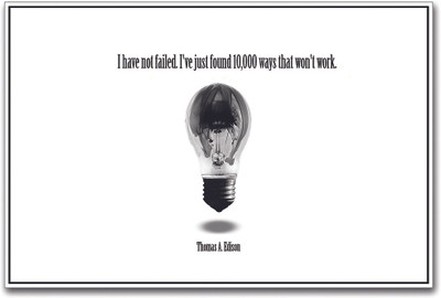 

Edison Quote Paper Print(12 inch X 18 inch)