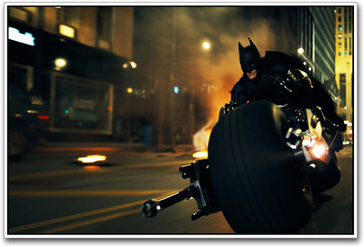 

Batman riding bike stunning Paper Print(12 inch X 18 inch)