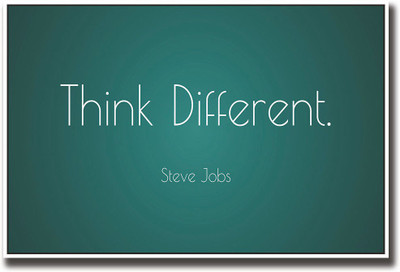 

Think Different Steve Jobs Quote Fine Art Print(12 inch X 18 inch, Rolled)