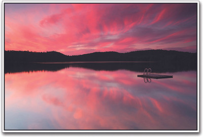 

Purple Sky Reflection Paper Print(12 inch X 18 inch)