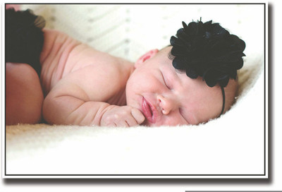 

Posterhouzz Baby with black flower Fine Art Print(12 inch X 18 inch, Rolled)