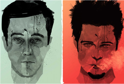 

Fight Club Brad Pitt Photographic Paper(13 inch X 19 inch, Rolled)