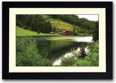 

Beautiful Lake AFP0428 Fine Art Print(14 inch X 20 inch, Framed)