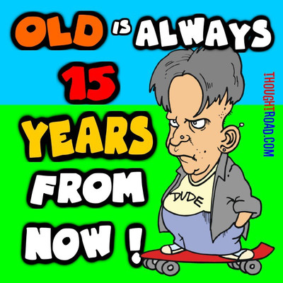 

Old Is Always 15 Years From Now Paper Print(12 inch X 12 inch, Rolled)