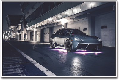 

Awesome Sports Car Paper Print(12 inch X 18 inch)