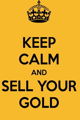 

Posterhouzz Keep Calm And Gold Poster Photographic Paper(12 inch X 18 inch, Rolled)
