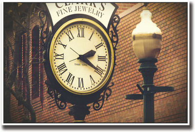 

Vintage clock Fine Art Print(12 inch X 18 inch, Rolled)