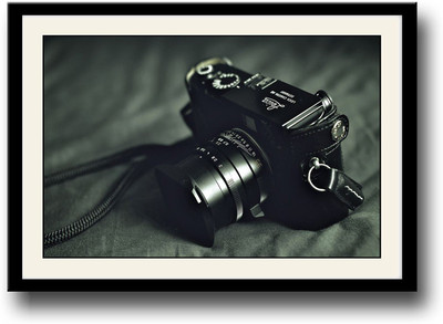 

Vintage black camera Fine Art Print(10 inch X 14 inch, Framed)