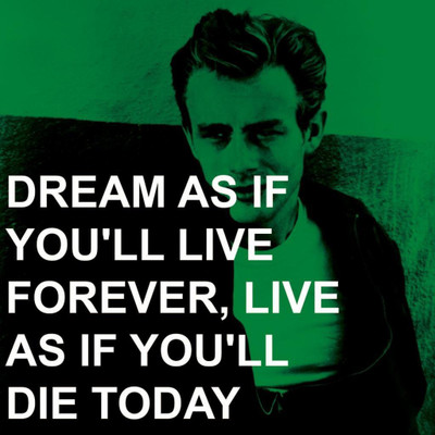 Posterhouzz James Dean - Dream Fine Art Print(12 inch X 12 inch, Rolled)