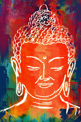 

Lord Buddha Designed By Deepak Gupta Paper Print(18 inch X 12 inch, Rolled)