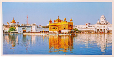 

Bm Traders Golden Temple Big Poster Rolled Canvas Art(30 inch X 60 inch, Rolled)