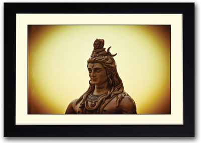 

Parvati and Shiva Fine Art Print(14 inch X 20 inch, Framed)