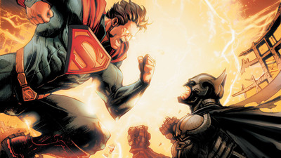

Posterhouzz- Superman Vs Batman Poster Fine Art Print(12 inch X 18 inch, Rolled)