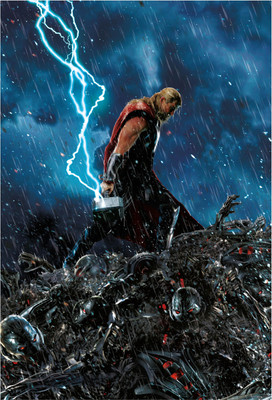 

Thor - Age Of Ultron (Officially Licensed) Paper Print(36 inch X 24 inch, Rolled)