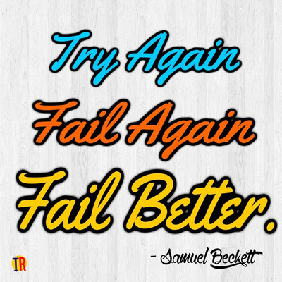 

FAIL AGAIN Paper Print(12 inch X 12 inch, Rolled)