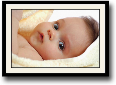

Cute baby looking Fine Art Print(10 inch X 14 inch, Framed)