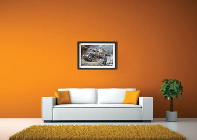 

Army Tank Artistic Fine Art Print(14 inch X 20 inch, Framed)