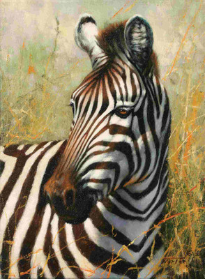 25% OFF on Elite Collection Frameless Painting Animal-0039 Canvas Art(22 inch X 16 inch)