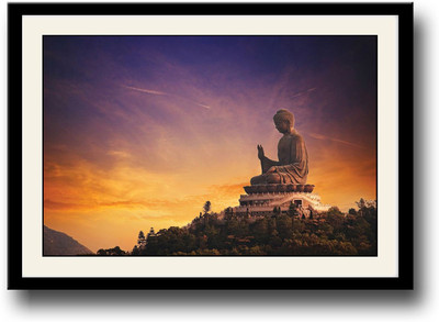

Buddha statue in Hong Kong Fine Art Print(10 inch X 14 inch, Framed)