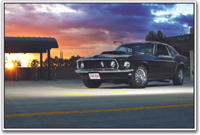 

Black Vintage Car Paper Print(12 inch X 18 inch)