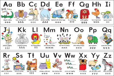 

TMS SILLY ALPHABET Paper Print(12 inch X 18 inch, Rolled)
