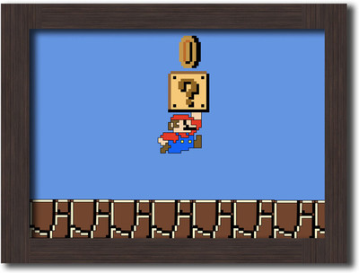 

Videogame Themed Poster Frames Paper Print(13.5 inch X 10 inch, Box Packing)