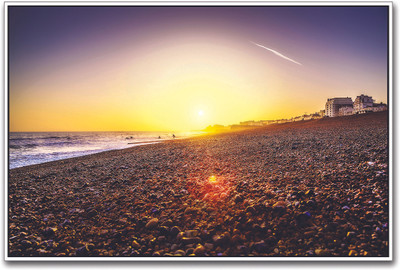

Sunset in Brighton England Paper Print(12 inch X 18 inch)