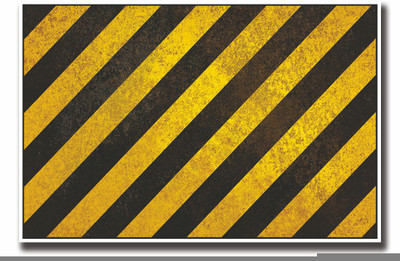 

Posterhouzz Yellow and black stripes Fine Art Print(12 inch X 18 inch, Rolled)