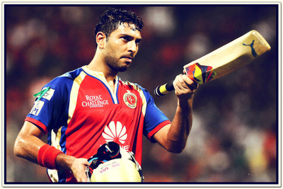 

Posterhouzz Yuvraj Singh Poster Fine Art Print(12 inch X 18 inch, Rolled)