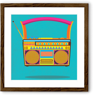 

Radio Fine Art Print(24 inch X 24 inch, Framed)