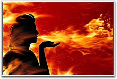 

Dragon Girl artistic Paper Print(12 inch X 18 inch)