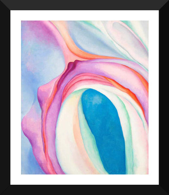 

Tallenge Modern Masters Collection - Music Pink And Blue By Georgia O'Keeffe - Premium Quality A3 Size Framed Poster Paper Print(17 inch X 12 inch, Framed)