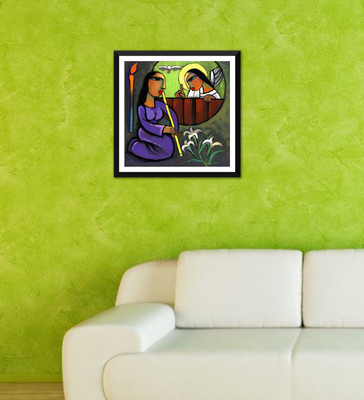 

Tallenge - Christmas Art - AnnunciatiOn Paper Print(17 inch X 12 inch, Framed)