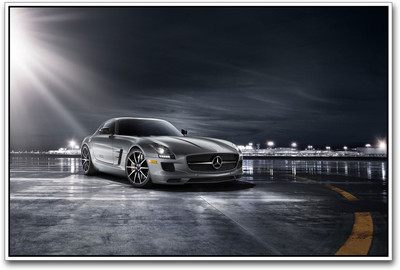 

Silver Mercedes Super Car Paper Print(12 inch X 18 inch)