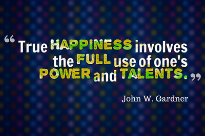 

Oshi - Happiness Quote Paper Print(12 inch X 18 inch, Rolled)