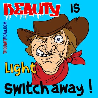 

Beauty A Light Switch Away Paper Print(12 inch X 12 inch, Rolled)