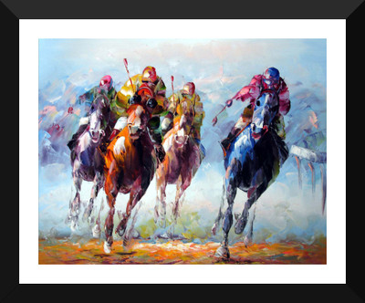 

Tallenge - Horse Game-Polo - Premium Quality A3 Size Framed Poster Paper Print(17 inch X 12 inch, Framed)