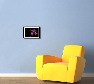 

Girl enjoying music Fine Art Print(10 inch X 14 inch, Framed)