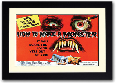 

How To Make A Monster Vintage Movie Fine Art Print(14 inch X 20 inch, Framed)