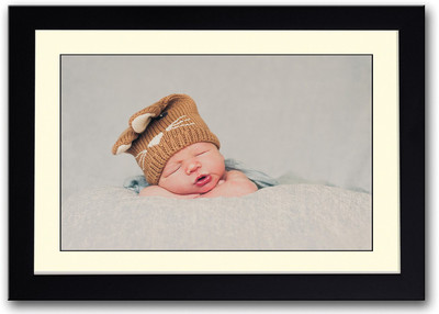 

Sweet Baby In Brown Cap Fine Art Print(14 inch X 20 inch, Framed)