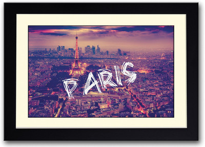 

Colourful Amazing Paris Fine Art Print(14 inch X 20 inch, Framed)
